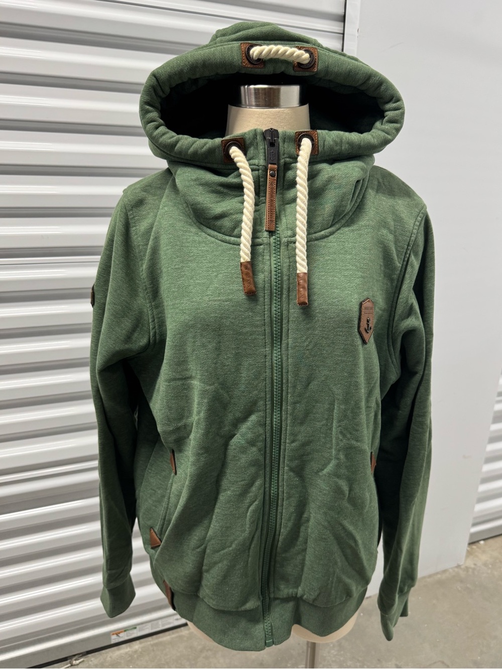 Naketano Schwarzkopf Hoodie Leaf Green XL